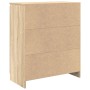 Aparador con cajón roble Sonoma 71x35x84 cm madera ingeniería de , Aparadores - Ref: Foro24-861591, Precio: 88,02 €, Descuent...