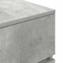 Mesillas de noche con 3 cajones 2 uds gris hormigón 39x35x65 cm de , Mesitas de noche - Ref: Foro24-861344, Precio: 108,57 €,...