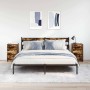 Mesillas de noche con 3 cajones 2 uds roble ahumado 39x35x65 cm de , Mesitas de noche - Ref: Foro24-861346, Precio: 104,91 €,...
