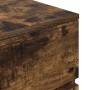 Mesillas de noche con 3 cajones 2 uds roble ahumado 39x35x65 cm de , Mesitas de noche - Ref: Foro24-861346, Precio: 104,91 €,...