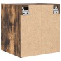Mesilla de noche de pared roble ahumado 38x34x40 cm de , Mesitas de noche - Ref: Foro24-861255, Precio: 47,58 €, Descuento: %