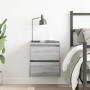 Mesilla de noche de pared gris Sonoma 38x34x40 cm de , Mesitas de noche - Ref: Foro24-861257, Precio: 48,00 €, Descuento: %