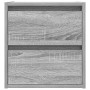 Mesilla de noche de pared gris Sonoma 38x34x40 cm de , Mesitas de noche - Ref: Foro24-861257, Precio: 48,00 €, Descuento: %