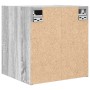 Mesilla de noche de pared gris Sonoma 38x34x40 cm de , Mesitas de noche - Ref: Foro24-861257, Precio: 48,00 €, Descuento: %