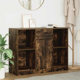 Aparador con cajón roble ahumado 101x35x76 cm madera ingeniería de , Aparadores - Ref: Foro24-861566, Precio: 89,37 €, Descue...