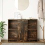 Aparador con cajón roble ahumado 101x35x76 cm madera ingeniería de , Aparadores - Ref: Foro24-861566, Precio: 89,37 €, Descue...