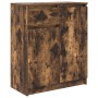 Aparador con cajón roble ahumado 71x35x84 cm madera ingeniería de , Aparadores - Ref: Foro24-861593, Precio: 87,40 €, Descuen...