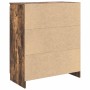 Aparador con cajón roble ahumado 71x35x84 cm madera ingeniería de , Aparadores - Ref: Foro24-861593, Precio: 87,40 €, Descuen...