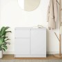 Aparador con cajón blanco 71x35x65 cm madera de ingeniería de , Aparadores - Ref: Foro24-861598, Precio: 78,96 €, Descuento: %