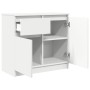 Aparador con cajón blanco 71x35x65 cm madera de ingeniería de , Aparadores - Ref: Foro24-861598, Precio: 78,96 €, Descuento: %
