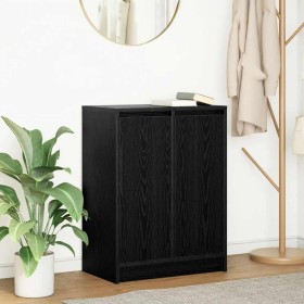 Aparador de madera de roble negro 57x34x76 cm de , Aparadores - Ref: Foro24-861617, Precio: 73,86 €, Descuento: %