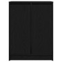 Aparador de madera de roble negro 57x34x76 cm de , Aparadores - Ref: Foro24-861617, Precio: 73,86 €, Descuento: %