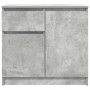 Aparador con cajón gris hormigón 71x35x65 cm madera ingeniería de , Aparadores - Ref: Foro24-861601, Precio: 76,22 €, Descuen...