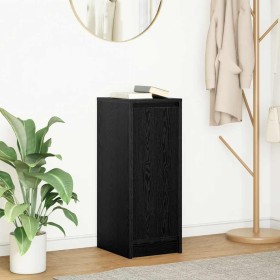 Aparador de madera de roble negro 29,5x34x76 cm de , Aparadores - Ref: Foro24-861608, Precio: 48,68 €, Descuento: %