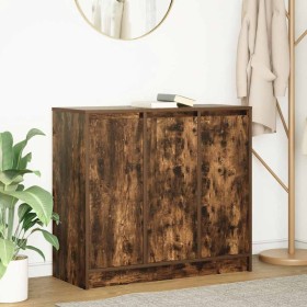 Aparador roble ahumado 85x34x76 cm madera de ingeniería de , Aparadores - Ref: Foro24-861629, Precio: 89,02 €, Descuento: %