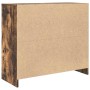 Aparador roble ahumado 85x34x76 cm madera de ingeniería de , Aparadores - Ref: Foro24-861629, Precio: 89,02 €, Descuento: %