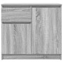 Aparador con cajón gris Sonoma 71x35x65 cm madera de ingeniería de , Aparadores - Ref: Foro24-861603, Precio: 77,10 €, Descue...