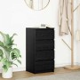 Aparador de madera de roble negro 37,5x35x76 cm de , Aparadores - Ref: Foro24-861752, Precio: 79,82 €, Descuento: %