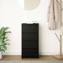 Aparador de madera de roble negro 37,5x35x76 cm de , Aparadores - Ref: Foro24-861752, Precio: 79,82 €, Descuento: %
