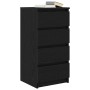 Aparador de madera de roble negro 37,5x35x76 cm de , Aparadores - Ref: Foro24-861752, Precio: 79,82 €, Descuento: %