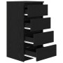 Aparador de madera de roble negro 37,5x35x76 cm de , Aparadores - Ref: Foro24-861752, Precio: 79,82 €, Descuento: %