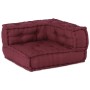 Puf modular tela granate 70x70x54 cm de , Cojines para sillas y sofás - Ref: Foro24-4019029, Precio: 172,50 €, Descuento: %