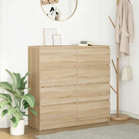 Aparador de madera de ingeniería roble Sonoma 100x35x99 cm de , Aparadores - Ref: Foro24-3328491, Precio: 158,74 €, Descuento: %