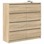 Aparador de madera de ingeniería roble Sonoma 100x35x99 cm de , Aparadores - Ref: Foro24-3328491, Precio: 158,74 €, Descuento: %