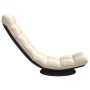 Silla giratoria de suelo de lino 70x51x79 cm de , Sillas de suelo - Ref: Foro24-4019732, Precio: 127,22 €, Descuento: %
