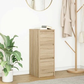 Aparador de roble Sonoma 29,5x34x76 cm Madera de ingeniería de , Aparadores - Ref: Foro24-861636, Precio: 63,84 €, Descuento: %
