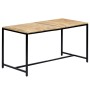 Mesa de comedor madera maciza de mango rugosa 140x70x75 cm en Mesas de comedor | Comprar online en Foru.es