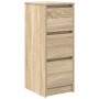 Aparador de roble Sonoma 29,5x34x76 cm Madera de ingeniería de , Aparadores - Ref: Foro24-861636, Precio: 63,84 €, Descuento: %