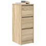 Aparador de roble Sonoma 29,5x34x76 cm Madera de ingeniería de , Aparadores - Ref: Foro24-861636, Precio: 63,84 €, Descuento: %