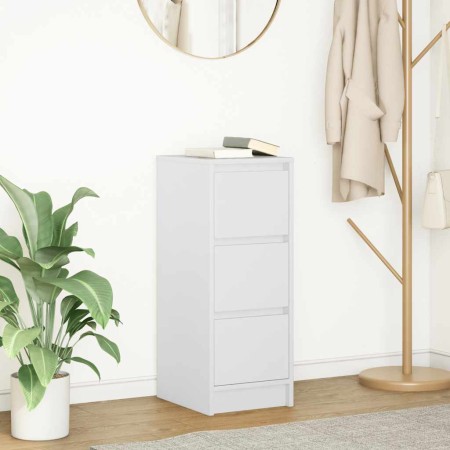 Aparador blanco 29,5x34x76 cm madera de ingeniería de , Aparadores - Ref: Foro24-861634, Precio: 69,36 €, Descuento: %