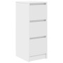 Aparador blanco 29,5x34x76 cm madera de ingeniería de , Aparadores - Ref: Foro24-861634, Precio: 69,36 €, Descuento: %