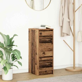 Aparador de madera de ingeniería envejecida 29,5x34x76 cm de , Aparadores - Ref: Foro24-861641, Precio: 61,08 €, Descuento: %