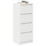 Aparador blanco 37,5x35x99 cm madera de ingeniería de , Aparadores - Ref: Foro24-861697, Precio: 90,39 €, Descuento: %