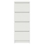 Aparador blanco 37,5x35x99 cm madera de ingeniería de , Aparadores - Ref: Foro24-861697, Precio: 90,39 €, Descuento: %