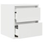Mesillas de noche de pared 2 uds blanco 38x34x40 cm de , Mesitas de noche - Ref: Foro24-861248, Precio: 86,85 €, Descuento: %
