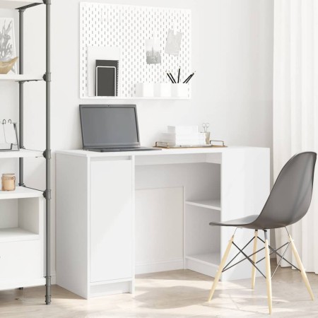 Escritorio blanco 120x42x76 cm madera de ingeniería de , Escritorios - Ref: Foro24-861814, Precio: 91,49 €, Descuento: %