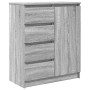 Aparador con cajones Sonoma gris 71x35x84 cm madera ingeniería de , Aparadores - Ref: Foro24-861585, Precio: 115,18 €, Descue...