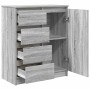 Aparador con cajones Sonoma gris 71x35x84 cm madera ingeniería de , Aparadores - Ref: Foro24-861585, Precio: 115,18 €, Descue...