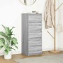 Aparador con cajones Sonoma gris 37,5x35x99cm Madera ingeniería de , Aparadores - Ref: Foro24-861765, Precio: 93,84 €, Descue...