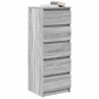Aparador con cajones Sonoma gris 37,5x35x99cm Madera ingeniería de , Aparadores - Ref: Foro24-861765, Precio: 93,84 €, Descue...