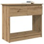 Mesa consola con cajones roble artesanal 85,5x38,5x74,5 cm de , Mesas auxiliares - Ref: Foro24-861399, Precio: 88,41 €, Descu...