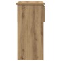 Mesa consola con cajones roble artesanal 85,5x38,5x74,5 cm de , Mesas auxiliares - Ref: Foro24-861399, Precio: 88,41 €, Descu...