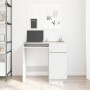 Escritorio blanco 86x49x76 cm madera de ingeniería de , Escritorios - Ref: Foro24-861823, Precio: 92,57 €, Descuento: %
