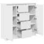 Aparador con cajones blanco 100,5x35x98,5 cm madera ingeniería de , Aparadores - Ref: Foro24-3328453, Precio: 164,21 €, Descu...