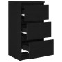 Aparador de madera de roble negro 37,5x35x76 cm de , Aparadores - Ref: Foro24-861725, Precio: 65,91 €, Descuento: %