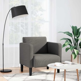 Sillón con reposabrazos gris claro 54 cm tejido de pana de , Sillones - Ref: Foro24-4100515, Precio: 124,61 €, Descuento: %
